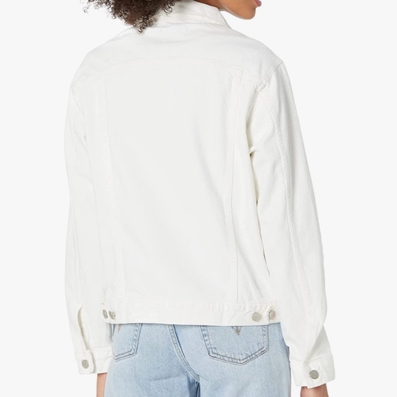 DL1961 White Clyde Classic Jean Trucker Jacket - Designer Denim Nordstrom - Picture 2 of 6